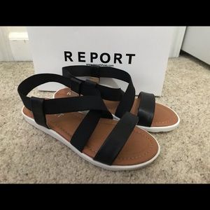 Girls report sandals